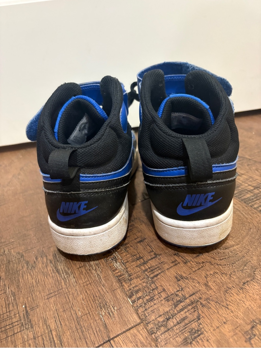 Nike Kids Blue and Black High-Top Sneakers - Picture 4 of 4